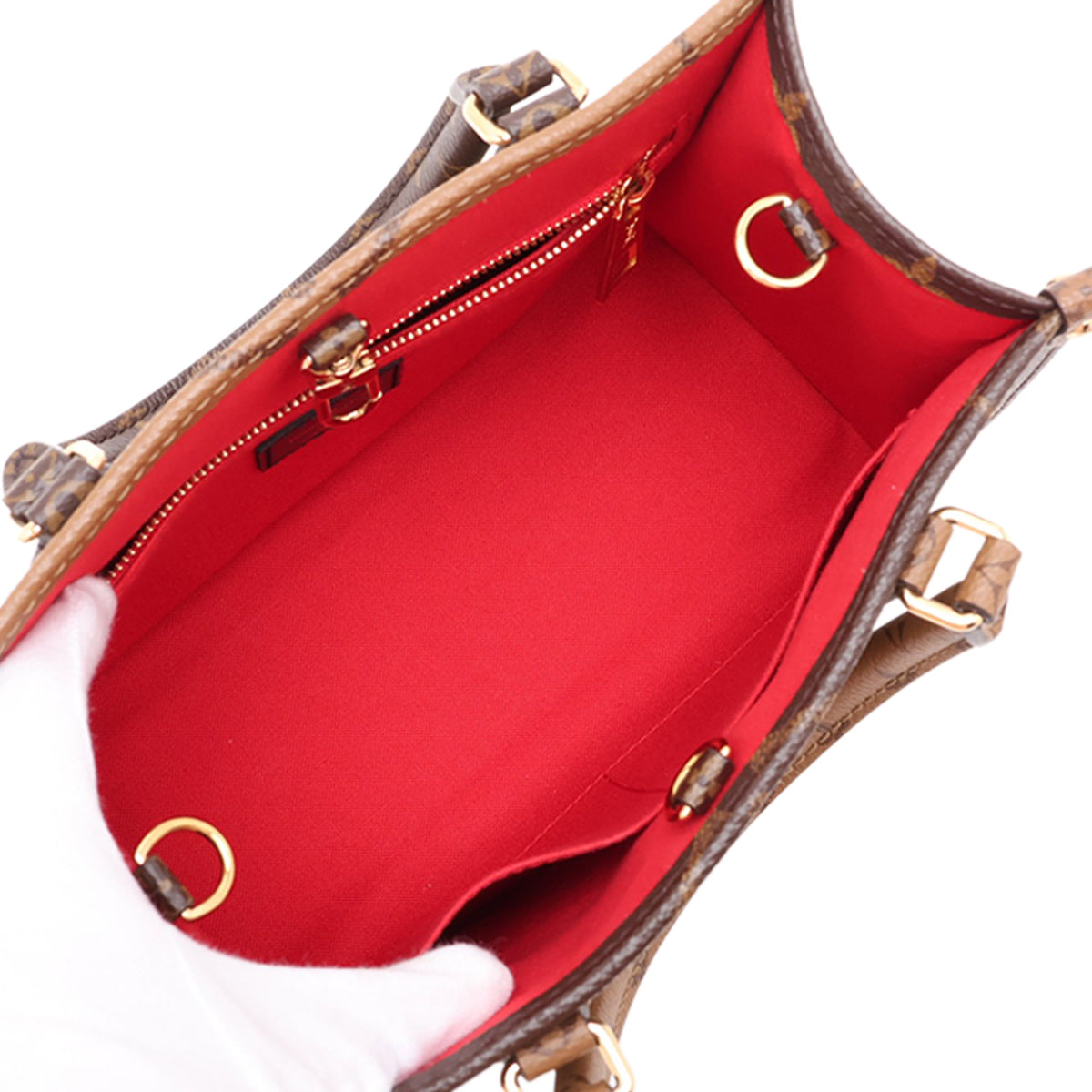 Louis Vuitton Monogram Reverse Giant OnTheGo PM — Brown