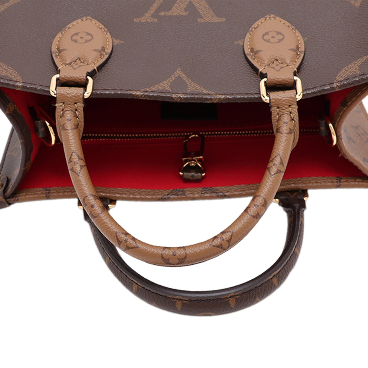Louis Vuitton Monogram Reverse Giant OnTheGo PM — Brown