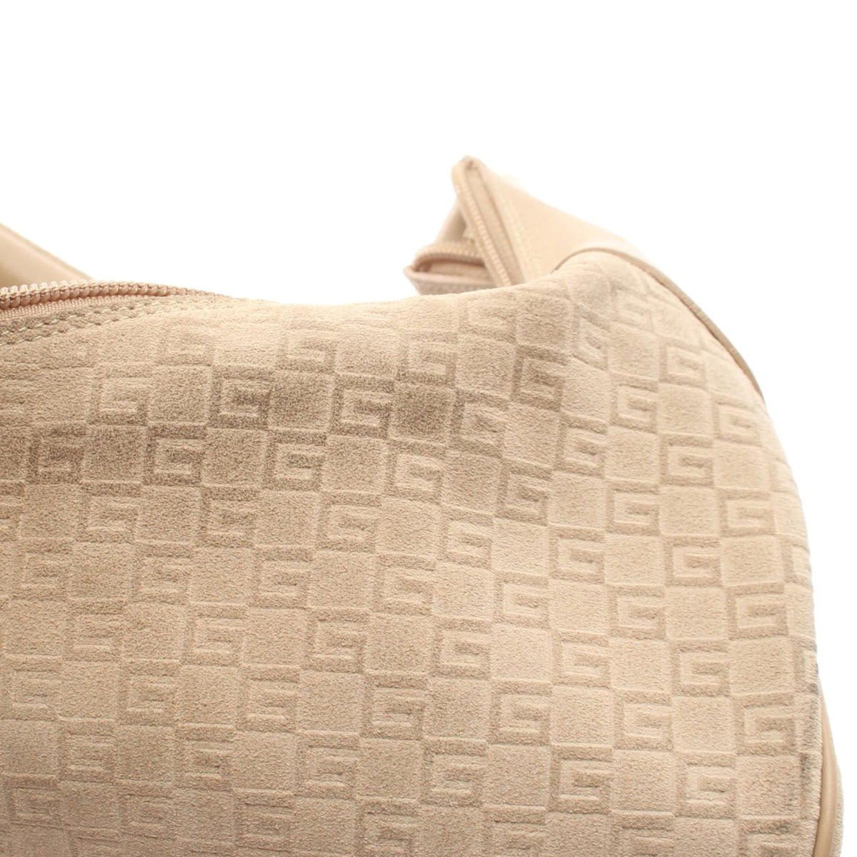 Gucci GG Suede Shoulder Bag — Brown