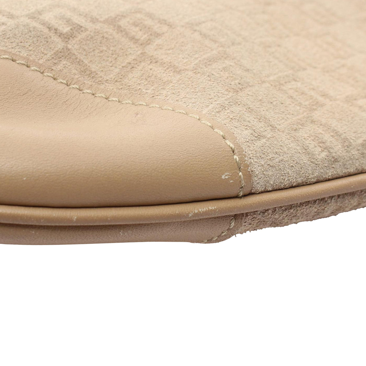 Gucci GG Suede Shoulder Bag — Brown