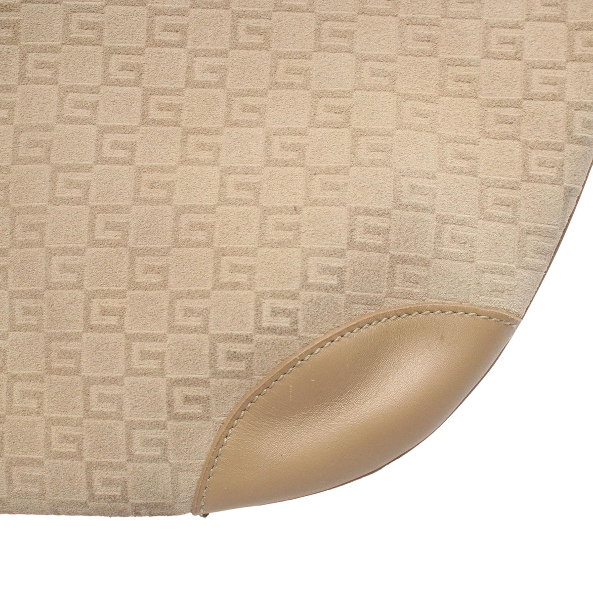 Gucci GG Suede Shoulder Bag — Brown