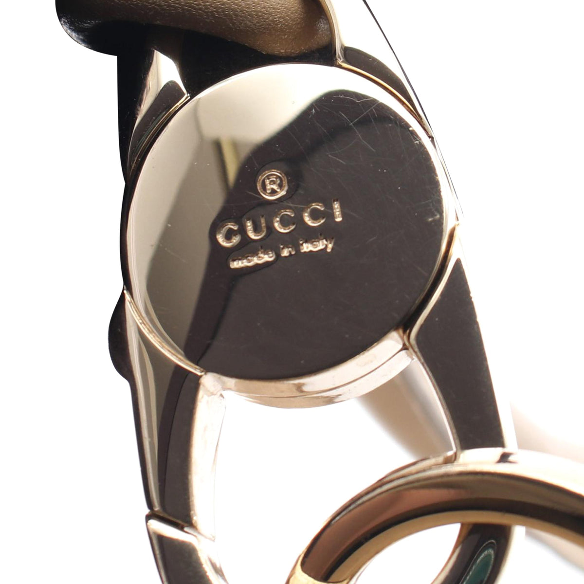 Gucci GG Suede Shoulder Bag — Brown