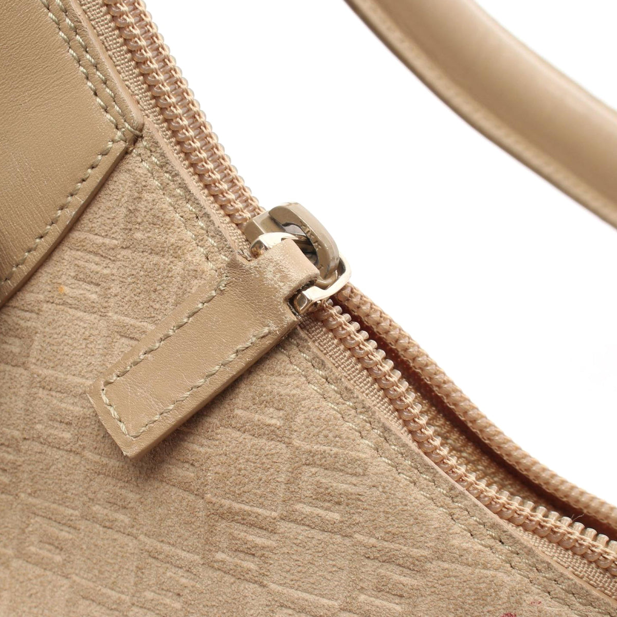Gucci GG Suede Shoulder Bag — Brown