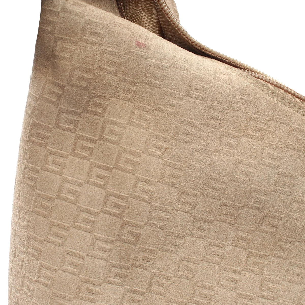 Gucci GG Suede Shoulder Bag — Brown