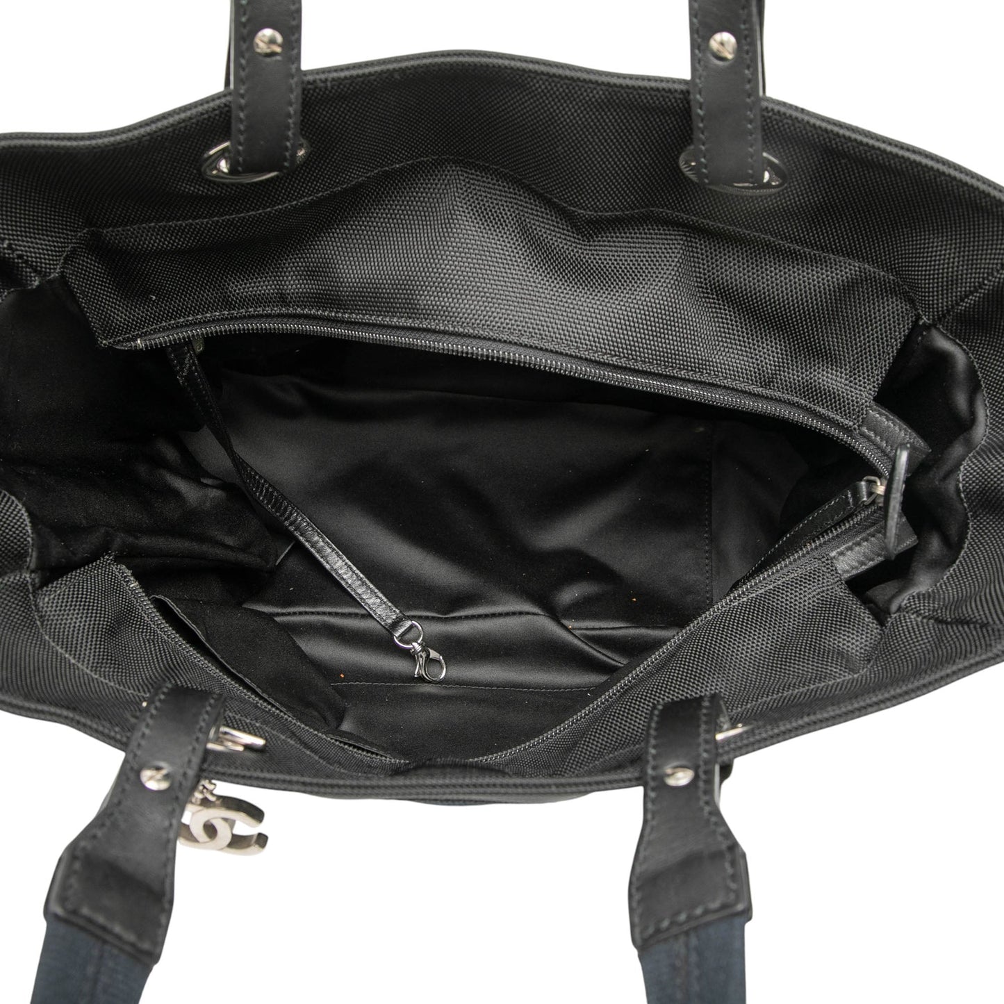 Chanel Medium Quilted Canvas Paris Biarritz Tote