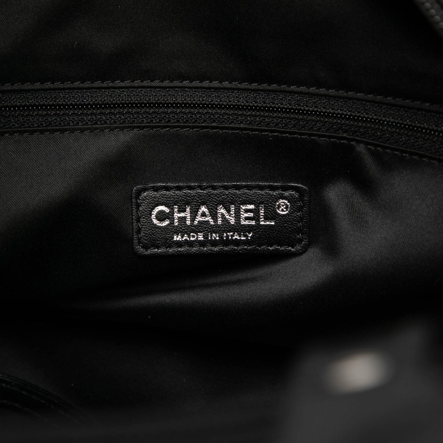 Chanel Medium Quilted Canvas Paris Biarritz Tote
