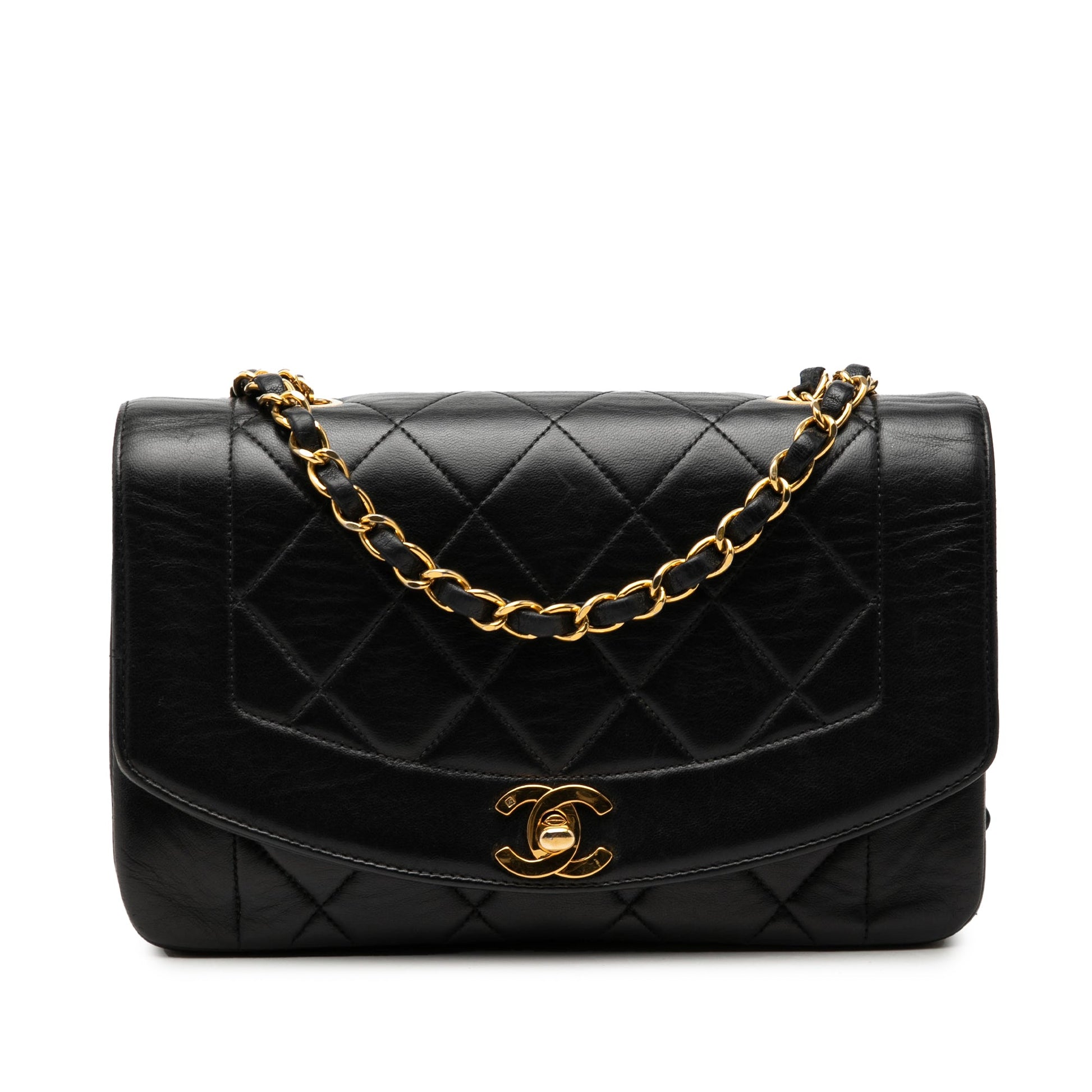 Chanel Small Lambskin Diana Flap