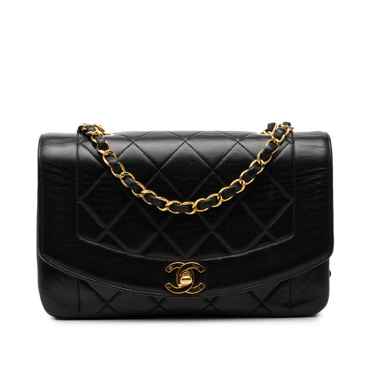 Chanel Small Lambskin Diana Flap