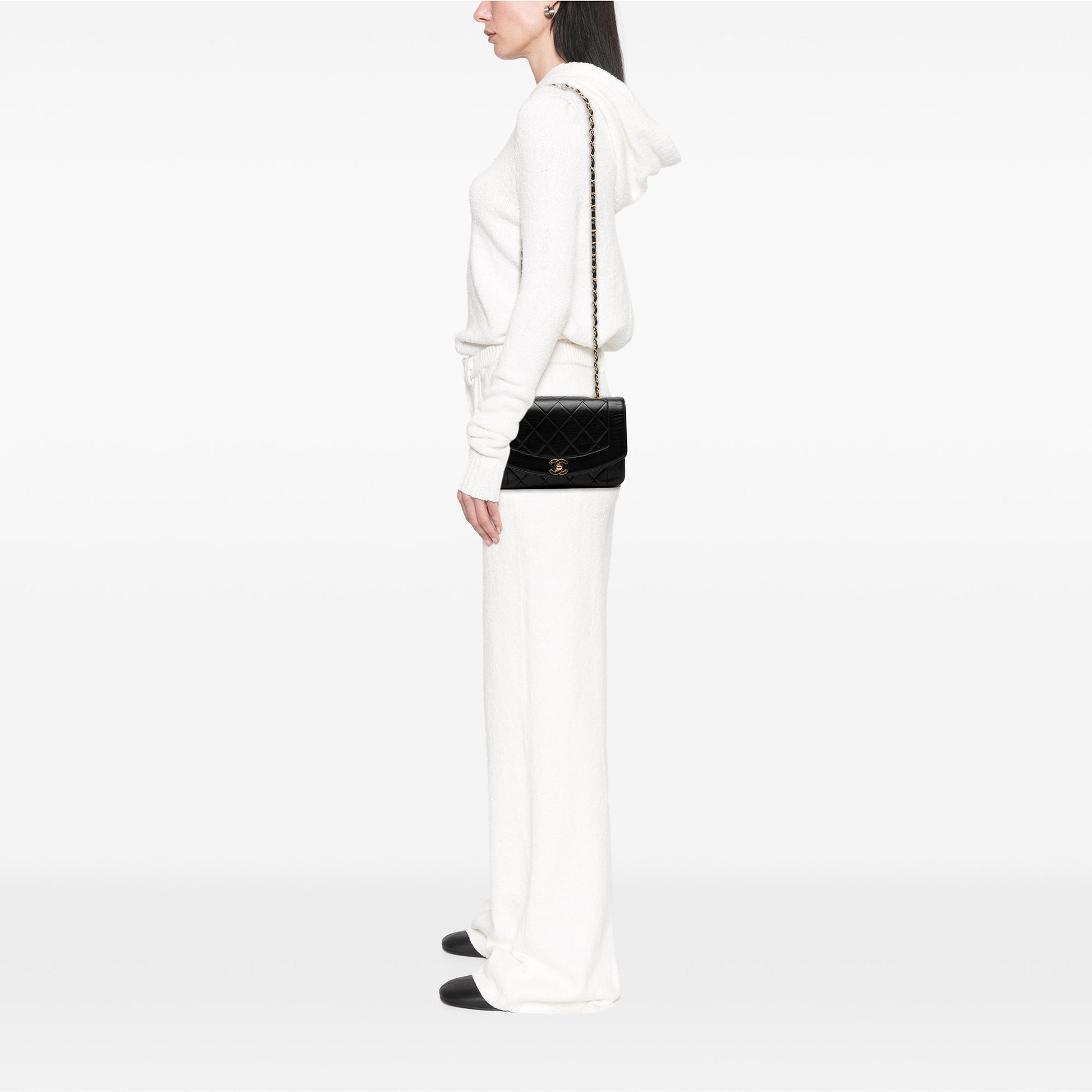 Chanel Small Lambskin Diana Flap