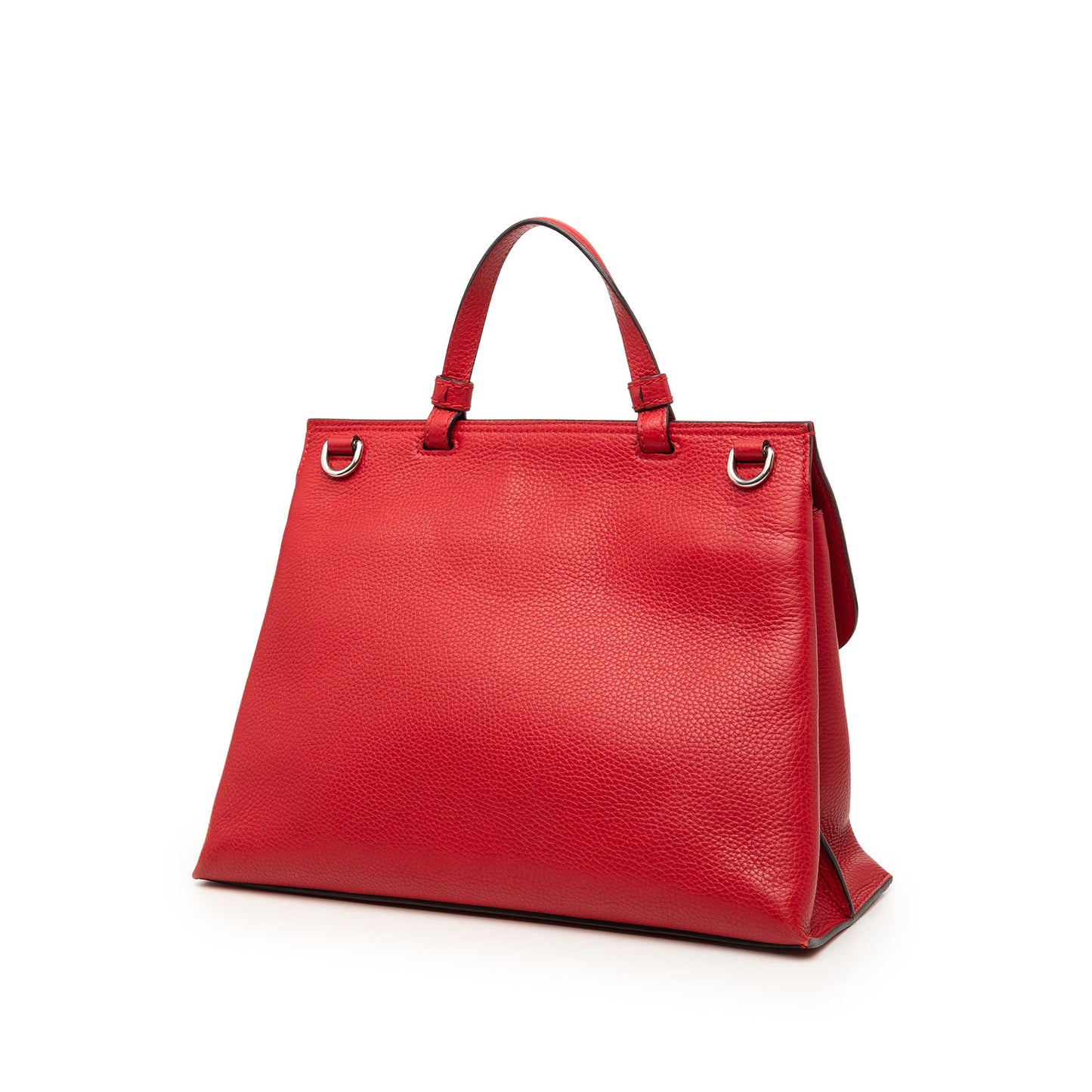 Gucci Medium Calfskin Bamboo Daily Satchel