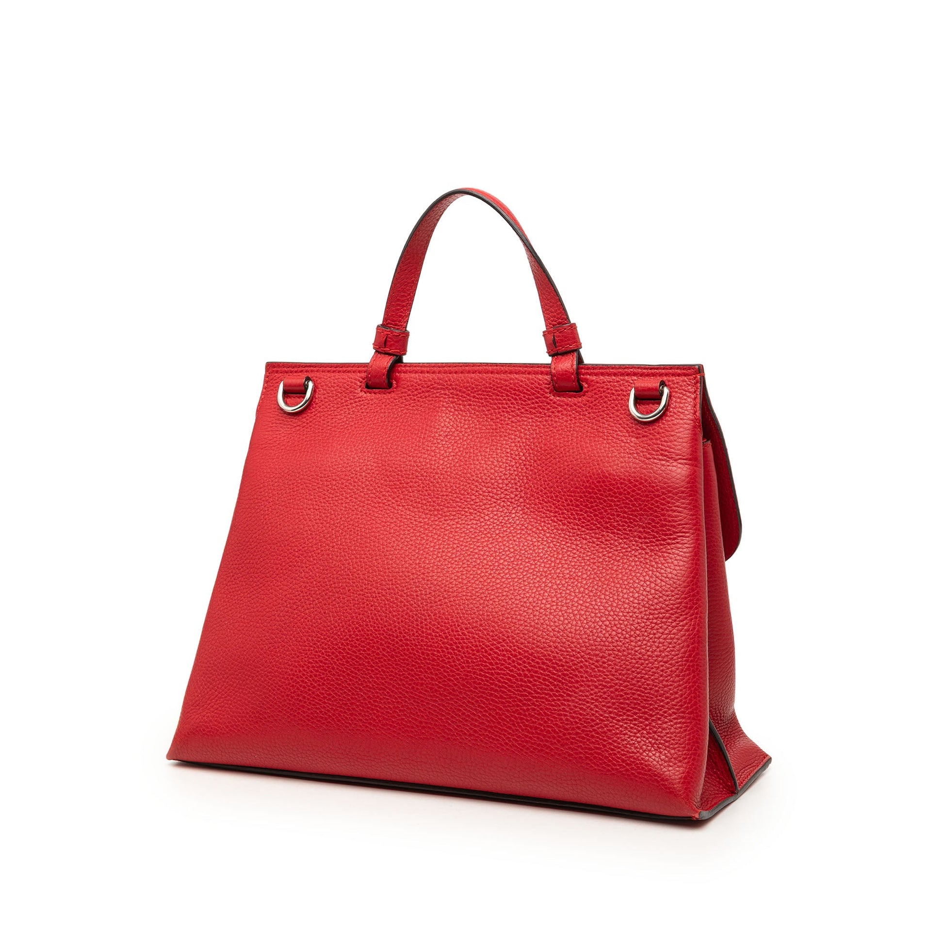 Gucci Medium Calfskin Bamboo Daily Satchel