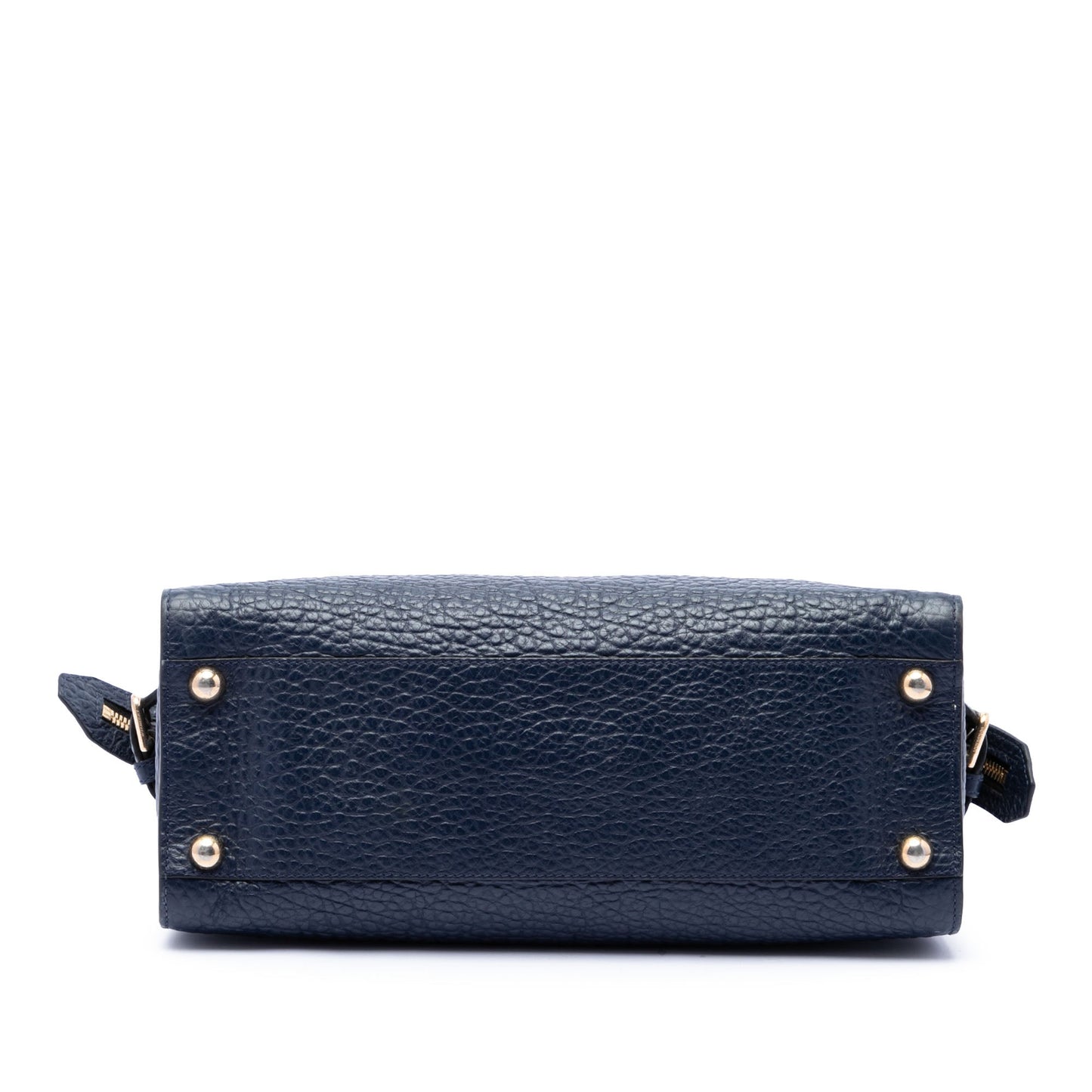 Burberry Medium Grained Leather Clifton Satchel