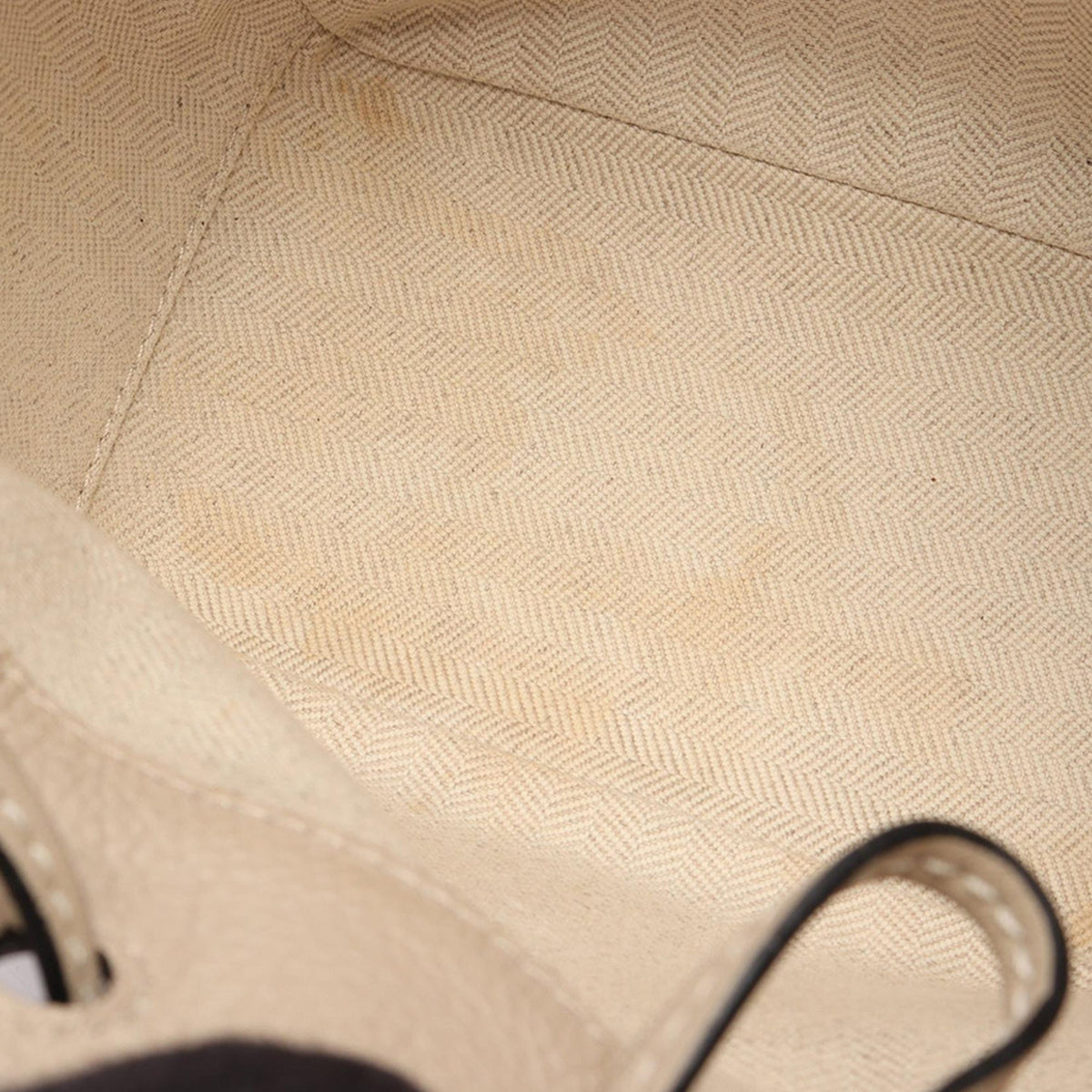 LOEWE Mini Grained Calfskin Drawstring Hammock Bag — Brown