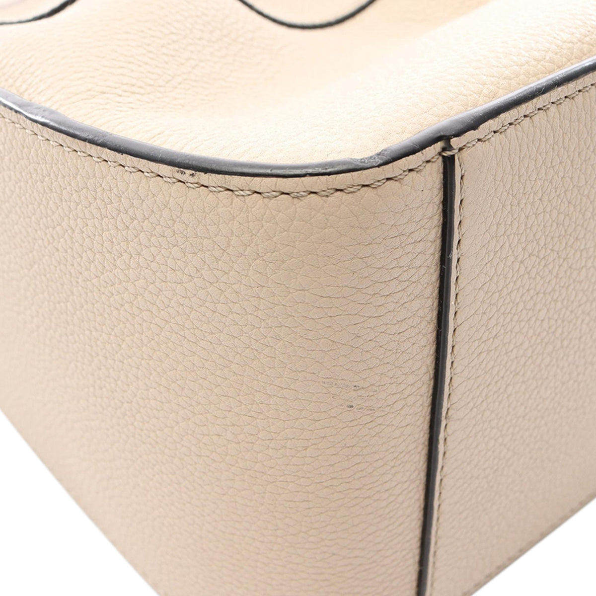 LOEWE Mini Grained Calfskin Drawstring Hammock Bag — Brown