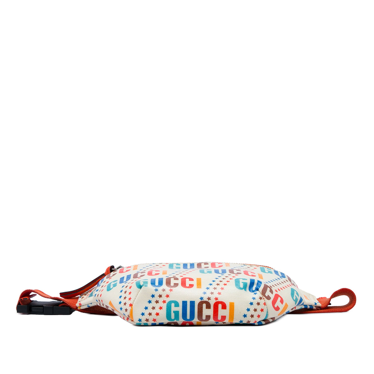 Gucci Kids Coated Canvas Logo Belt Bag — White