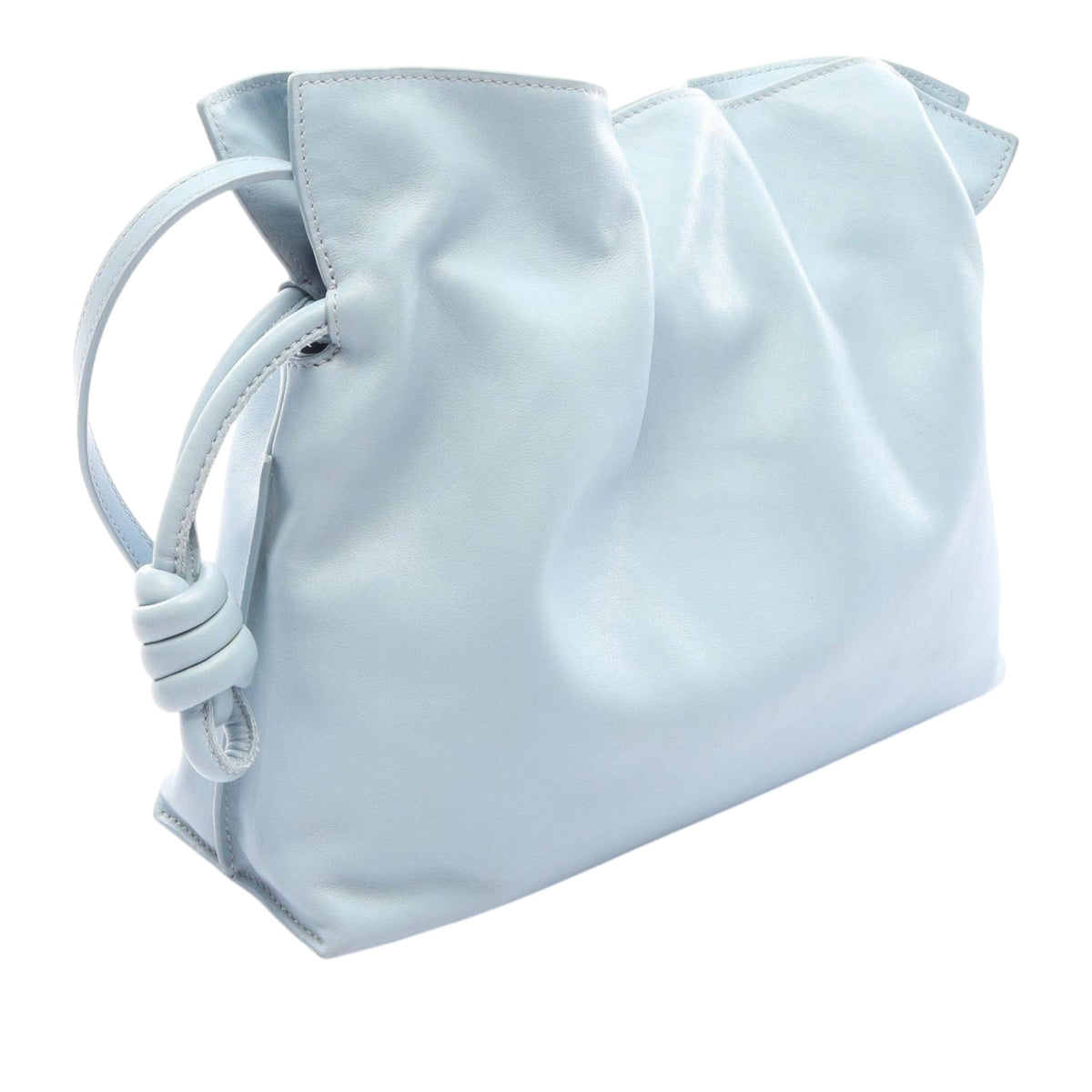 LOEWE Maruja Mallo Medium Nappa Flamenco Clutch — Blue