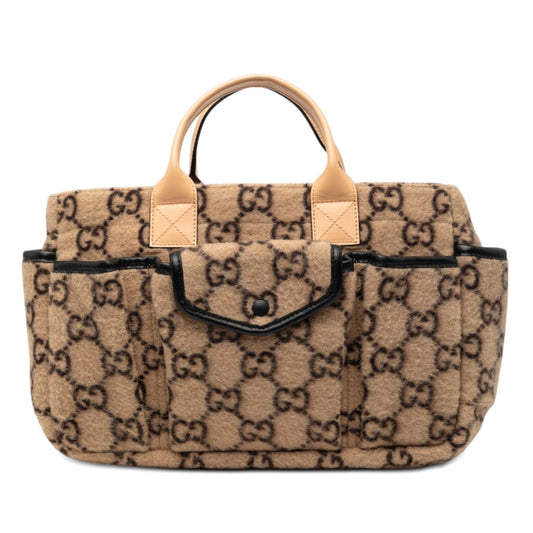 Gucci GG Wool Childrens Pocket Handbag