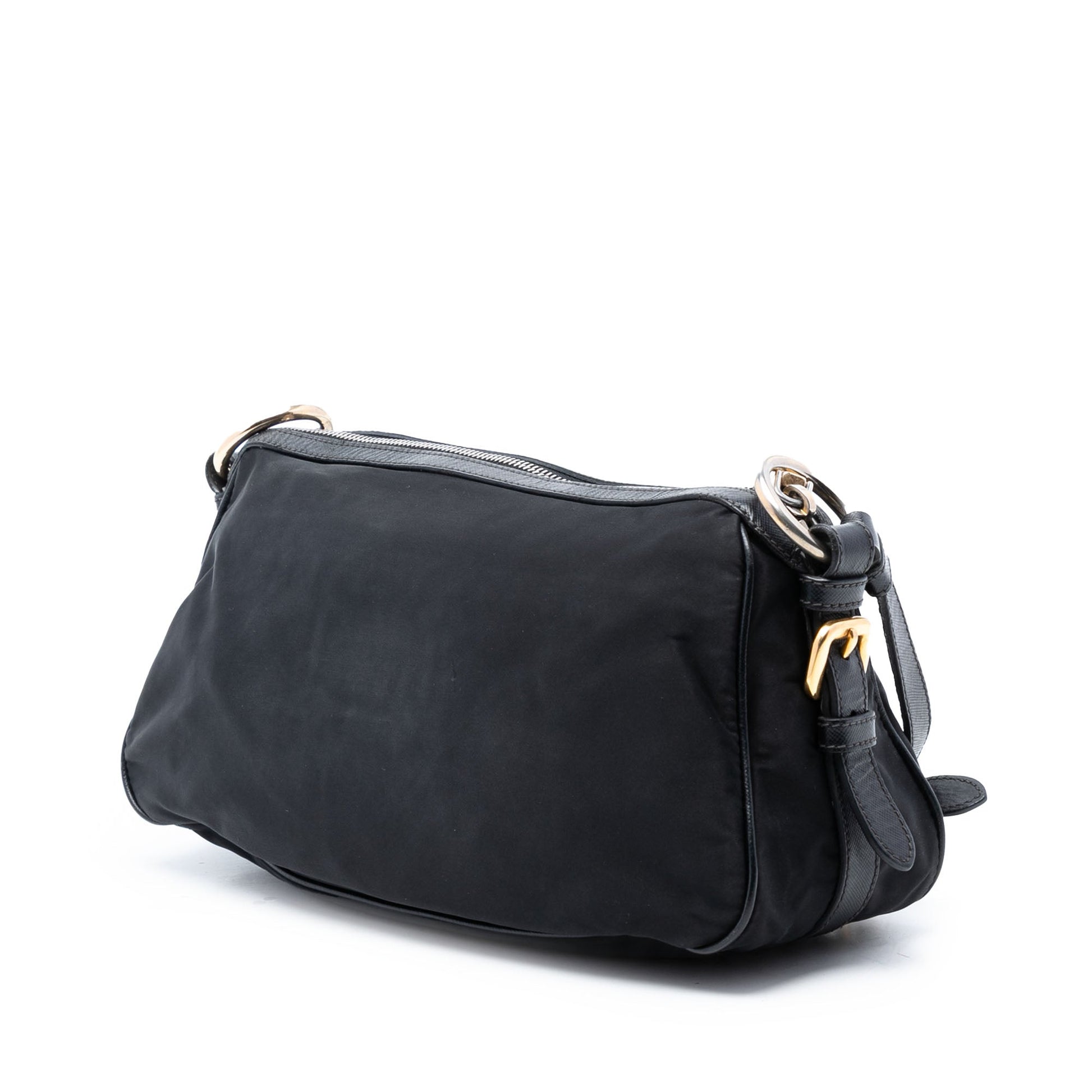 Prada Tessuto Canapa Logo Shoulder Bag