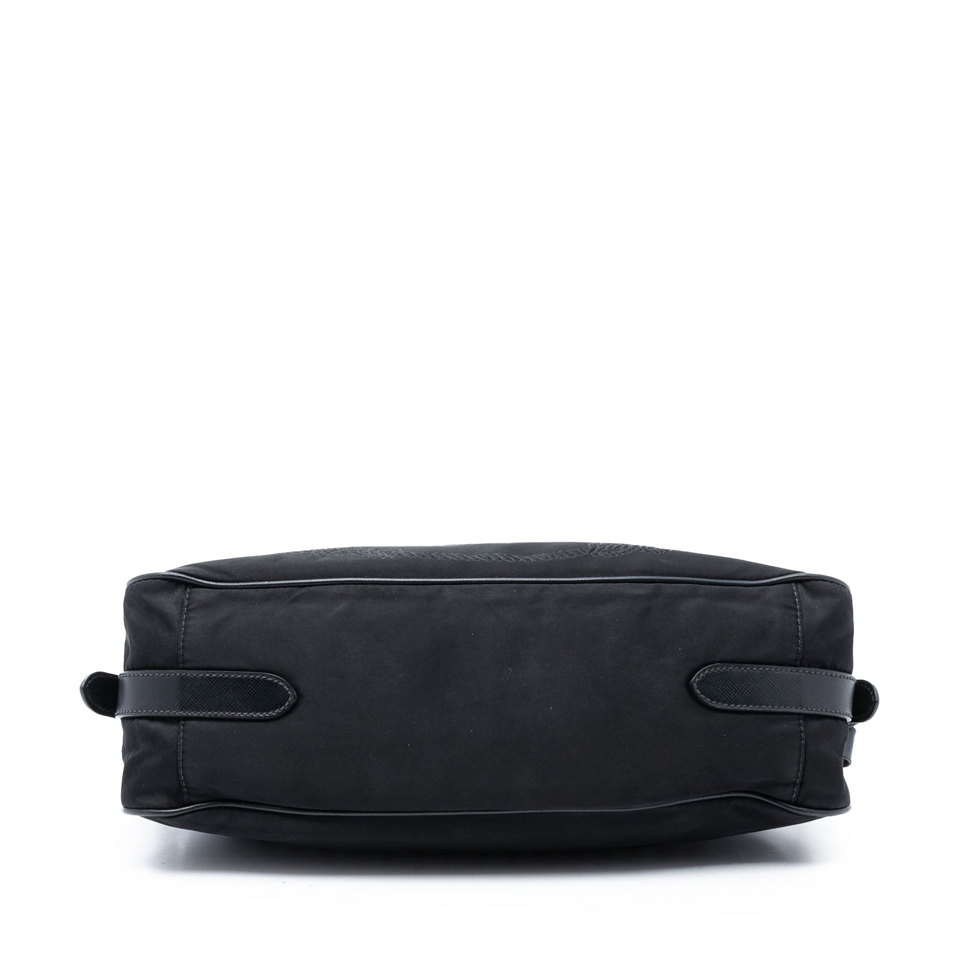 Prada Tessuto Canapa Logo Shoulder Bag