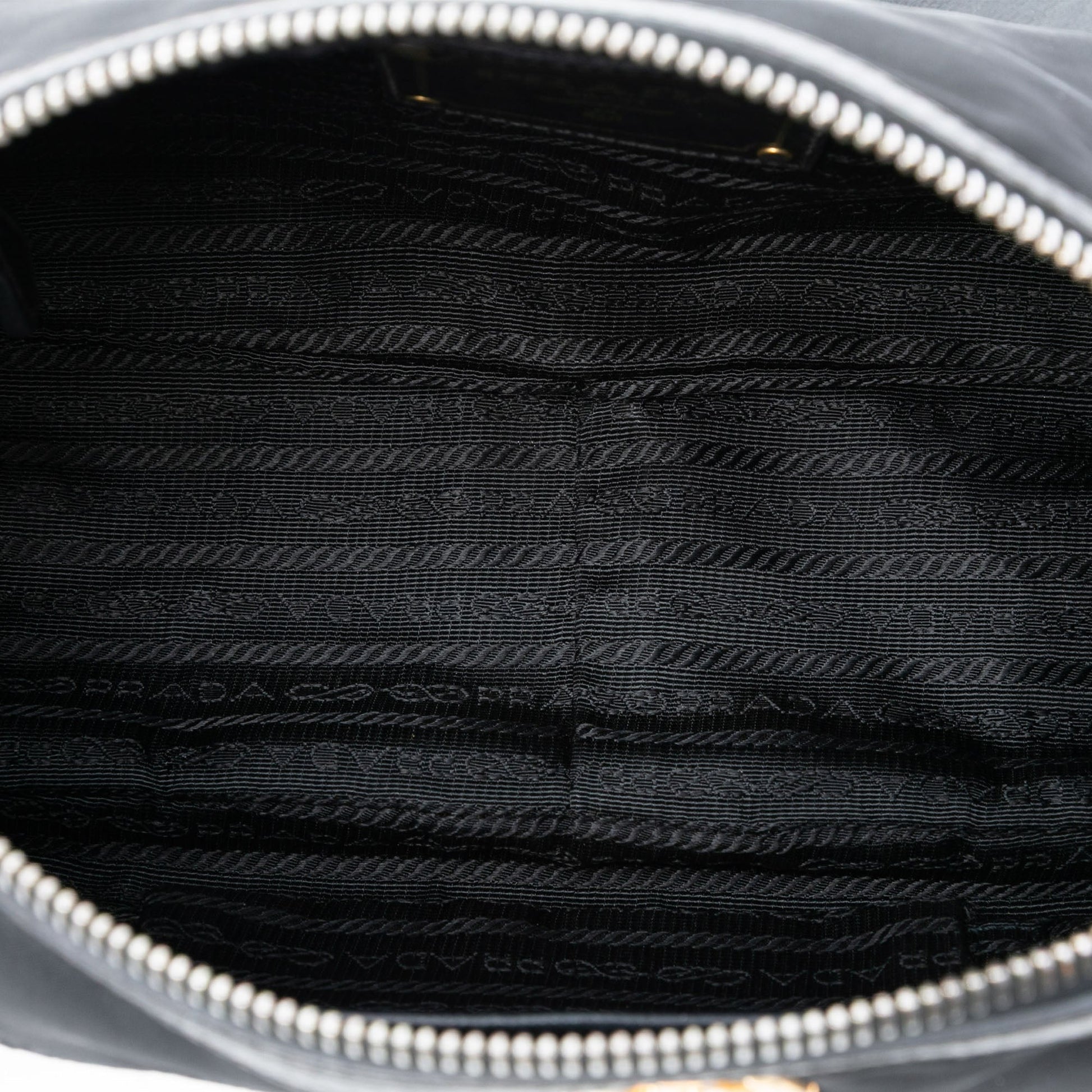 Prada Tessuto Canapa Logo Shoulder Bag
