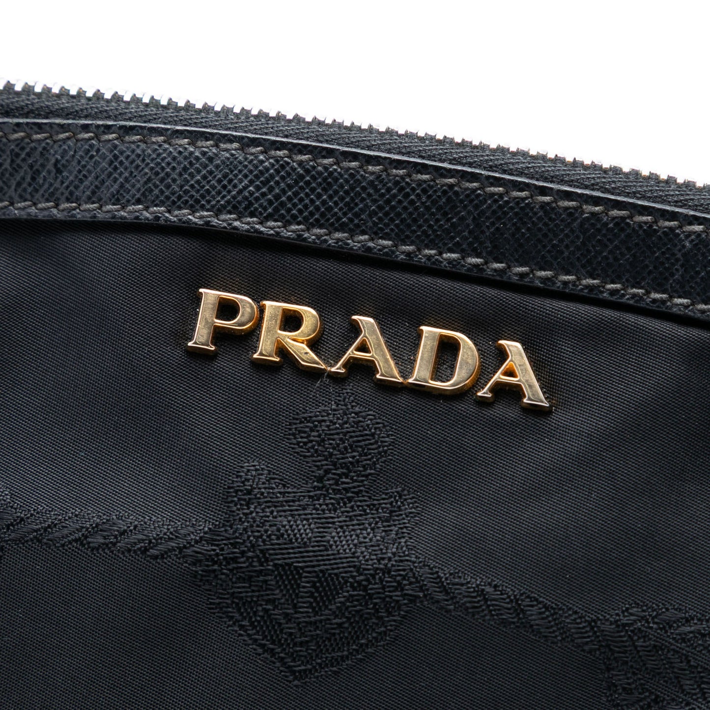 Prada Tessuto Canapa Logo Shoulder Bag