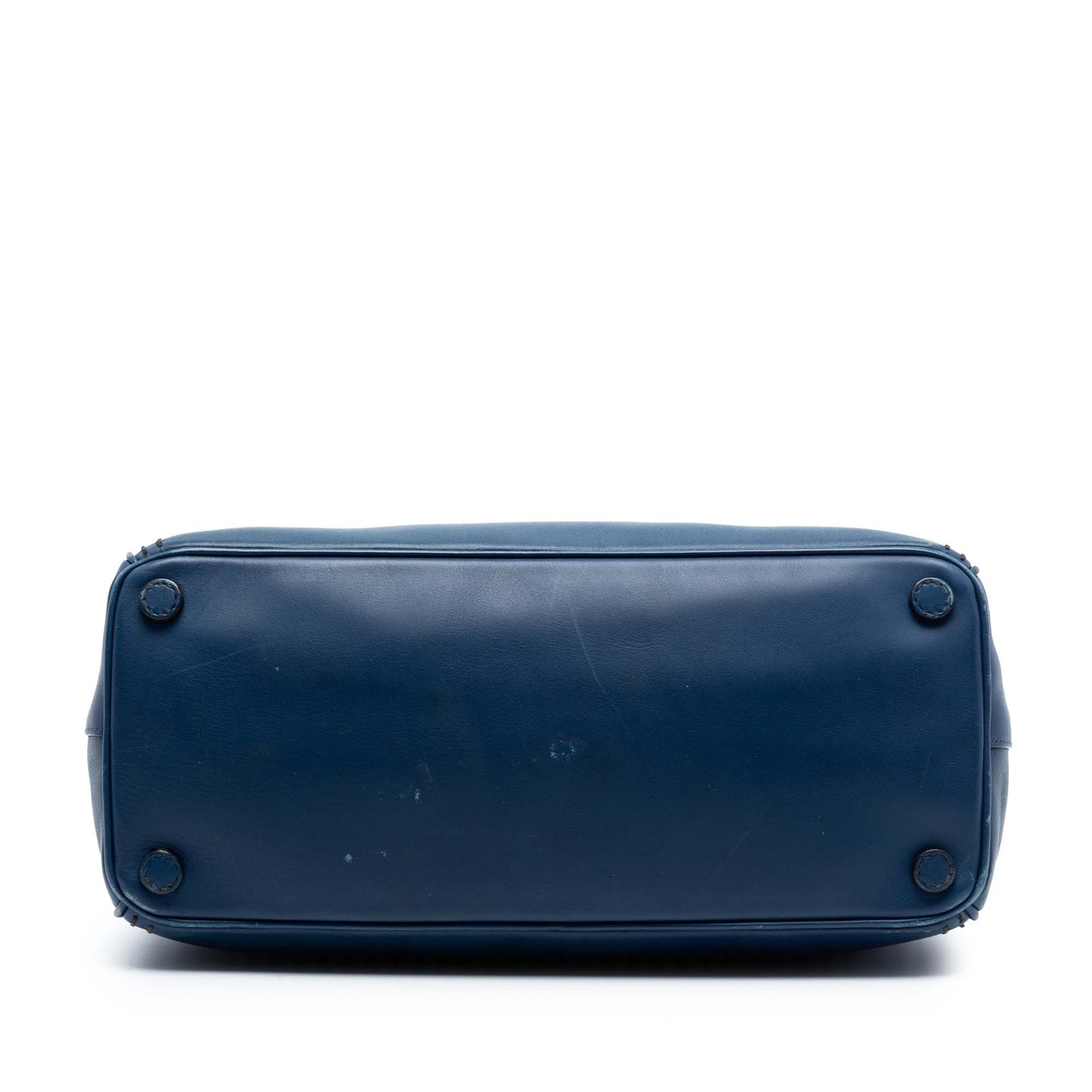Prada Medium City Calf Hand Stitched Galleria Double Zip Satchel