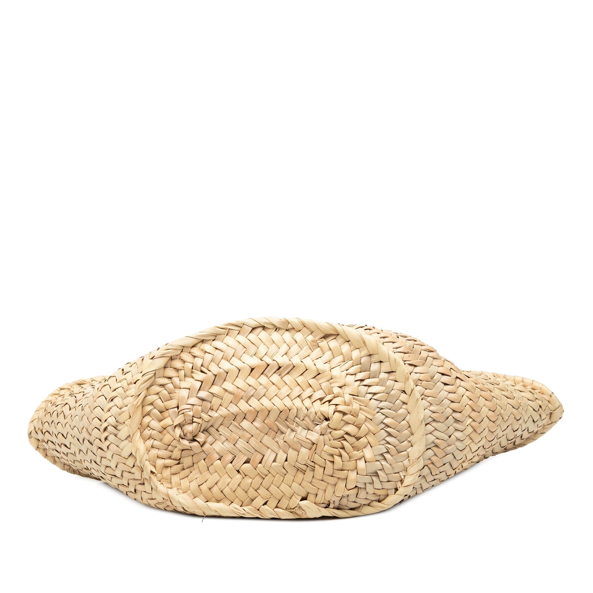 LOEWE Paulas Ibiza Smiley Small Raffia Basket Tote