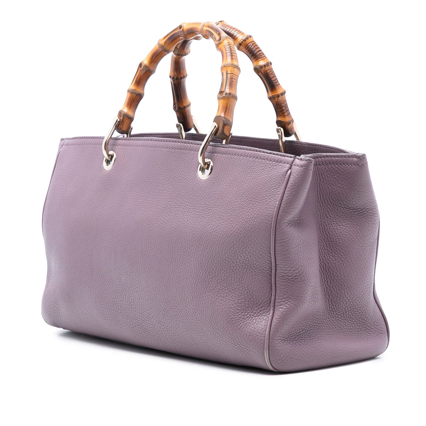 Gucci Medium Calfskin Bamboo Shopper Satchel