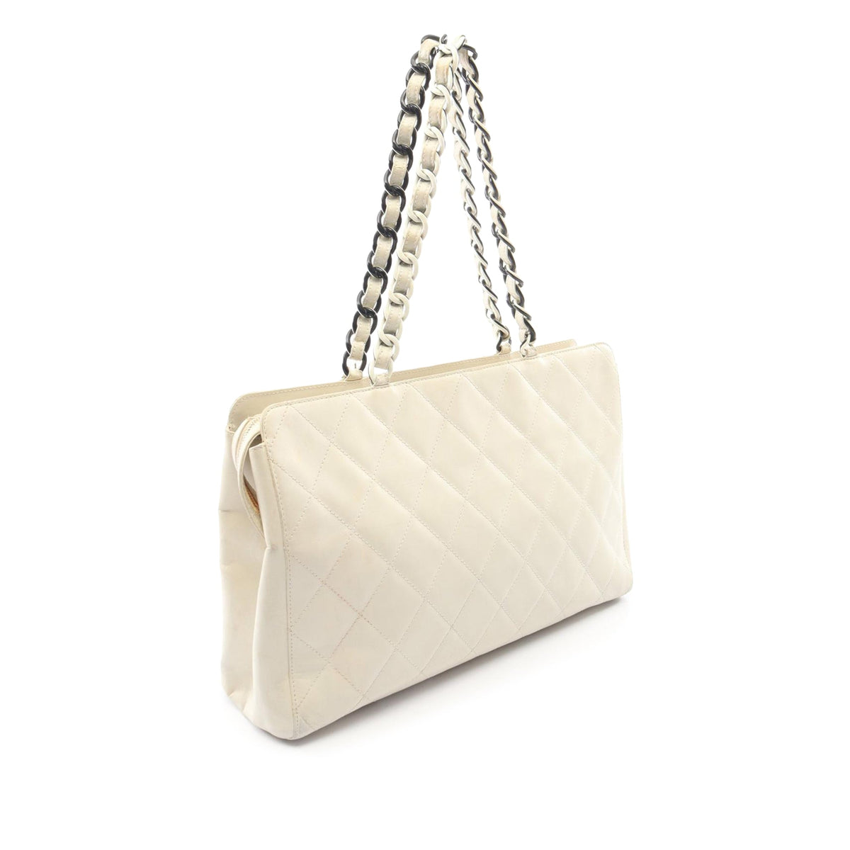 Chanel CC Quilted Calfskin Tote