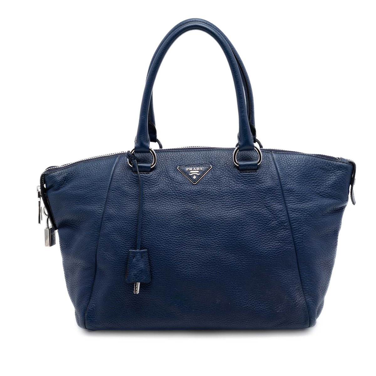 Prada Vitello Daino Double Handle Satchel