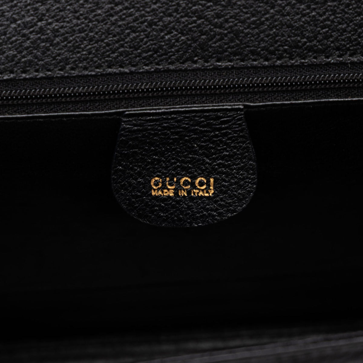 Gucci Calfskin Lady Lock Satchel — Black