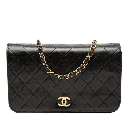 Chanel CC Quilted Lambskin Full Single Flap