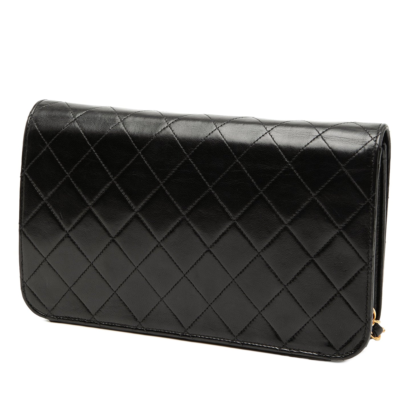 Chanel CC Quilted Lambskin Full Single Flap
