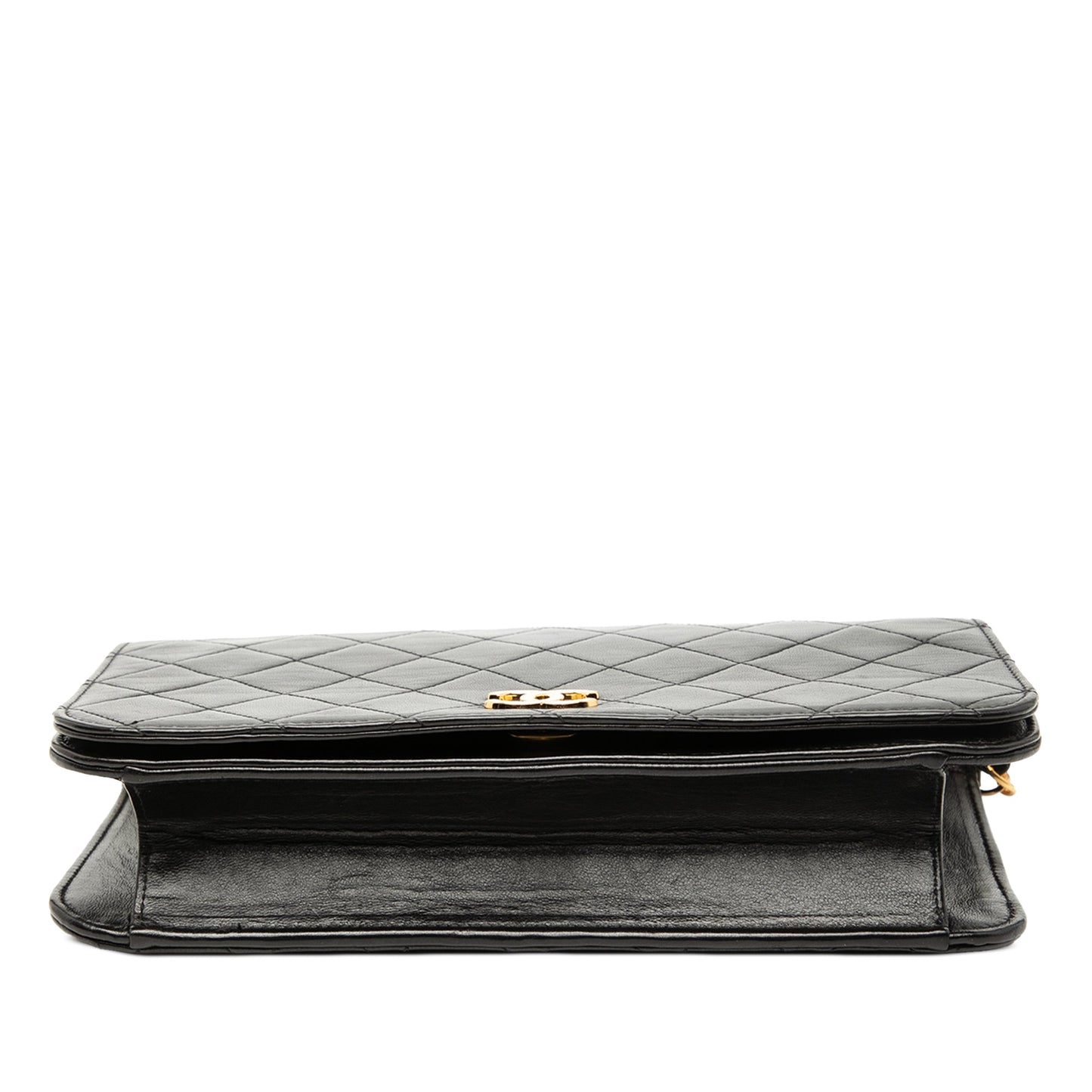 Chanel CC Quilted Lambskin Full Single Flap