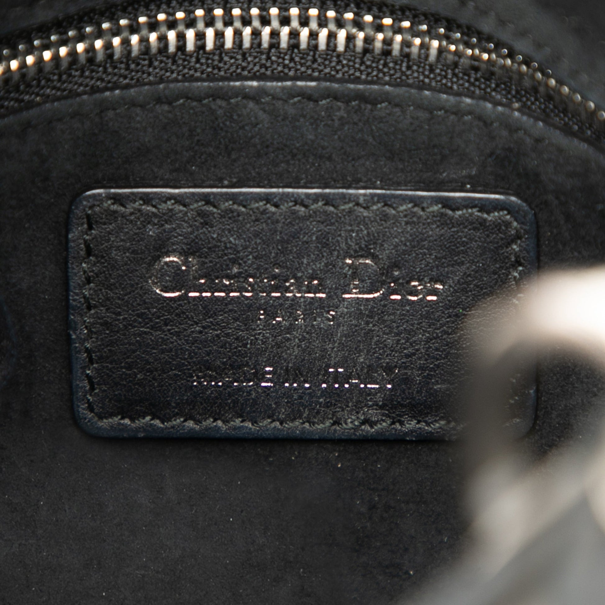 Dior Mini Calfskin Cannage Studded Flower Lady Dior