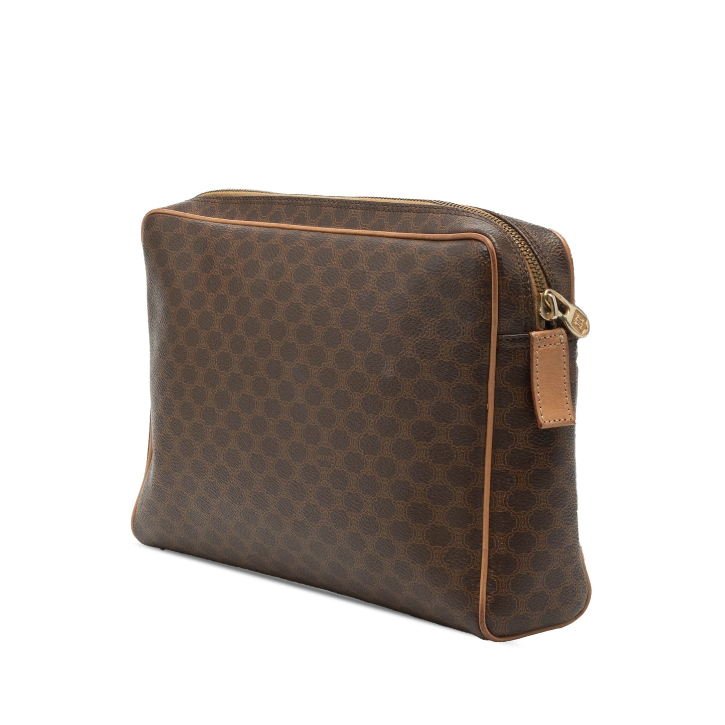 Celine Macadam Coated Canvas Clutch