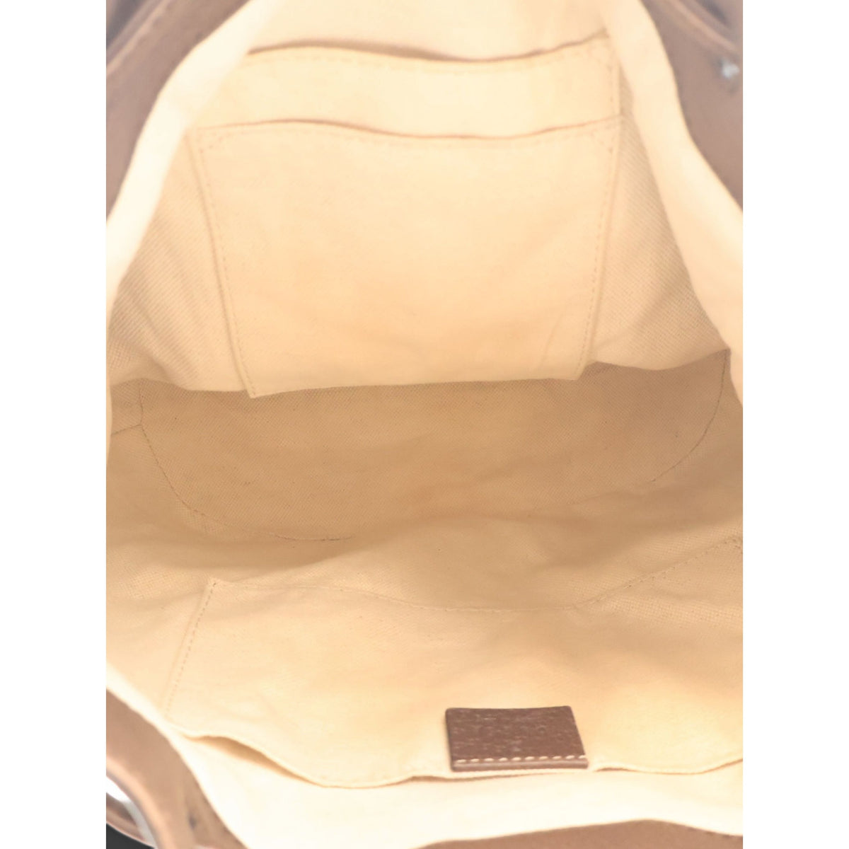 Gucci GG Supreme Neo Vintage Drawstring Bucket Bag — Beige