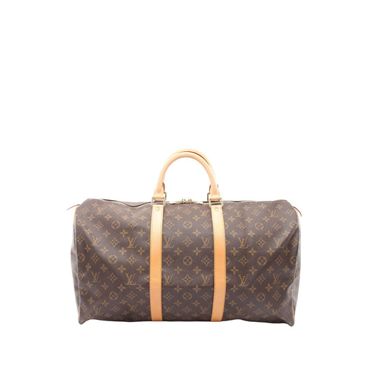 Louis Vuitton Monogram Keepall 50 — Brown