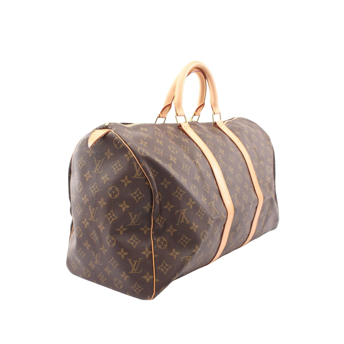Louis Vuitton Monogram Keepall 50 — Brown