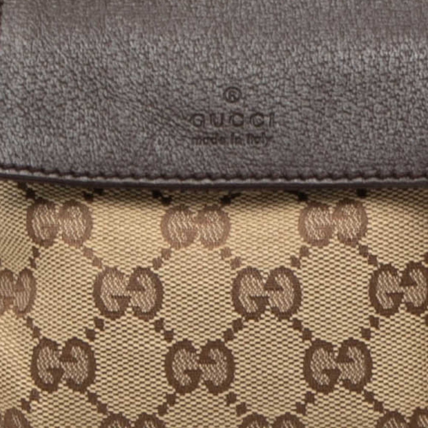 Gucci GG Canvas Web Double Pocket Belt Bag