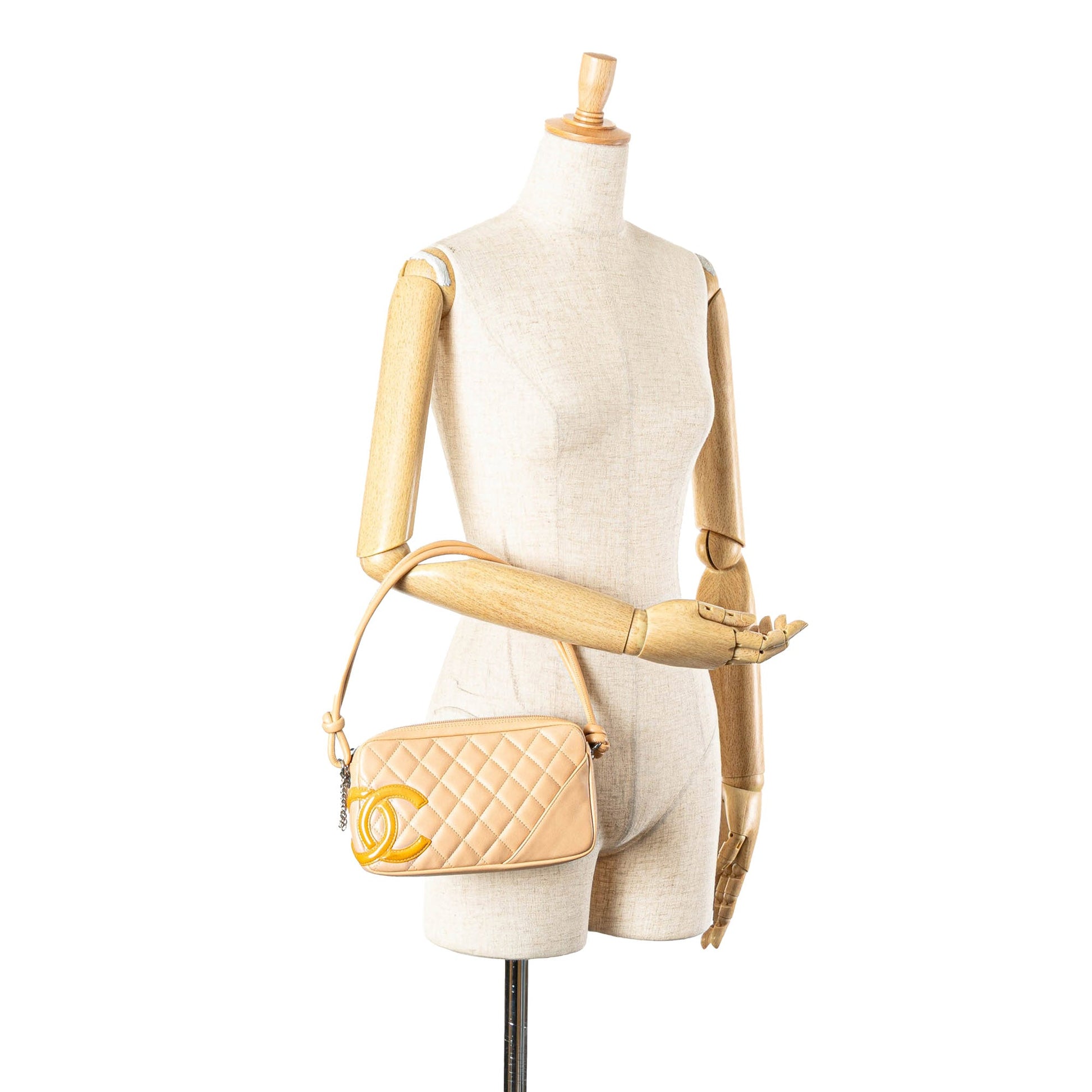 Chanel Lambskin Cambon Ligne Pochette