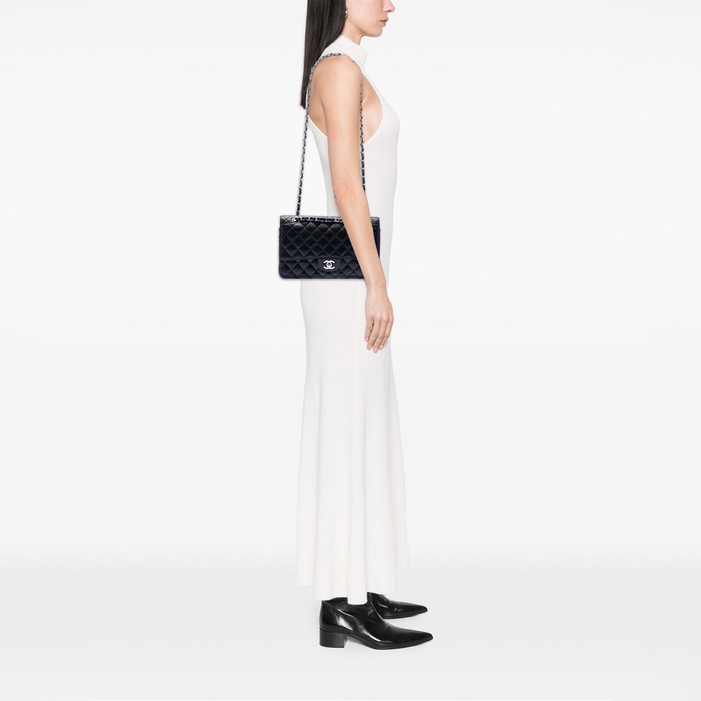 Chanel Medium Classic Caviar Double Flap