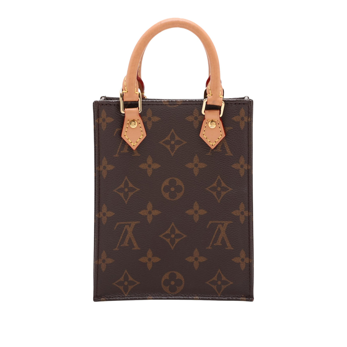Louis Vuitton Monogram Petit Sac Plat — Brown