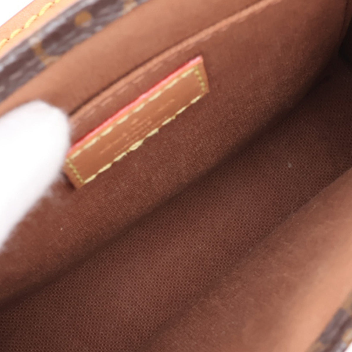 Louis Vuitton Monogram Petit Sac Plat — Brown