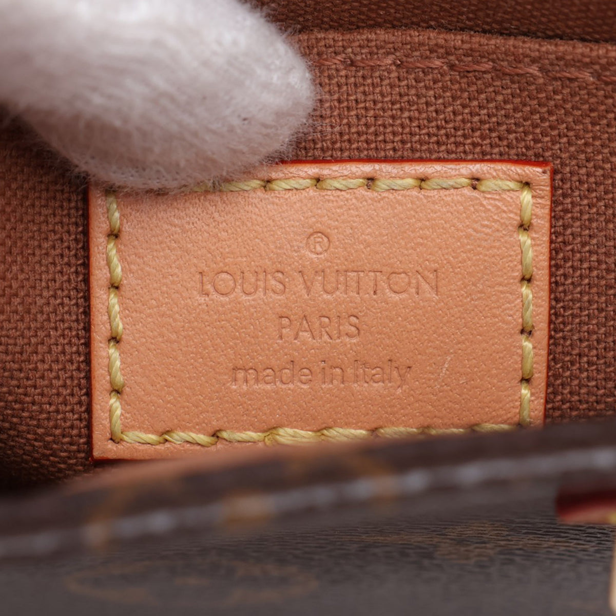 Louis Vuitton Monogram Petit Sac Plat — Brown