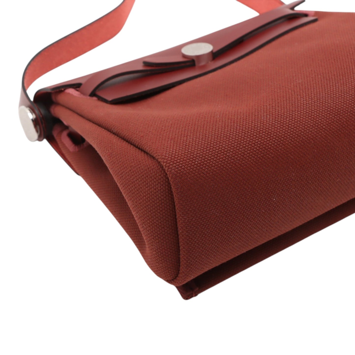 Hermès Military Toile and Vache Hunter Herbag Zip 20