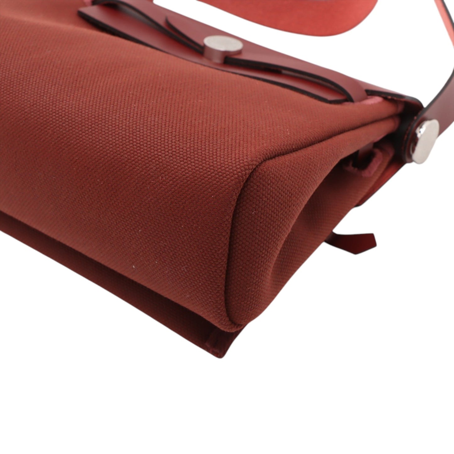 Hermès Military Toile and Vache Hunter Herbag Zip 20