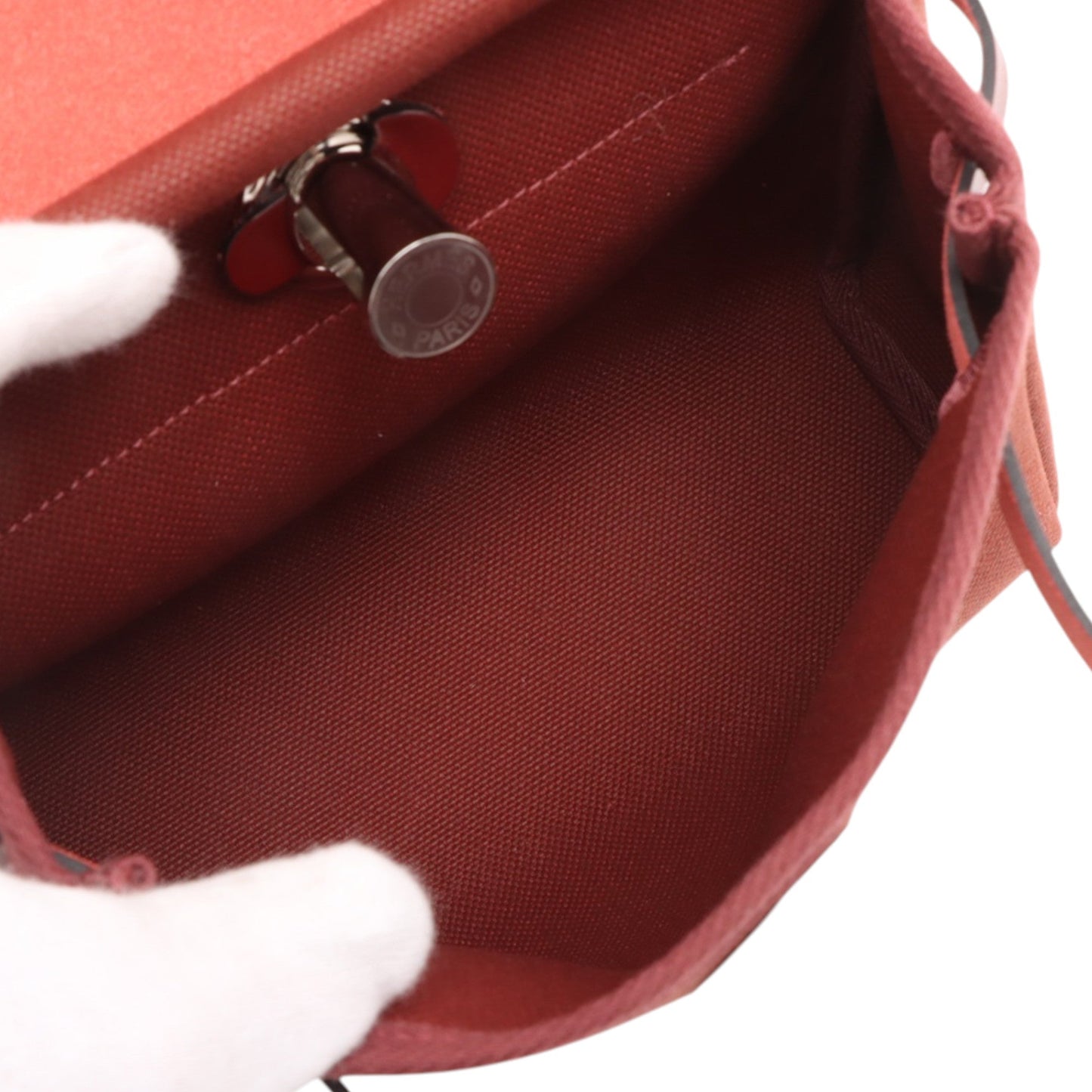 Hermès Military Toile and Vache Hunter Herbag Zip 20