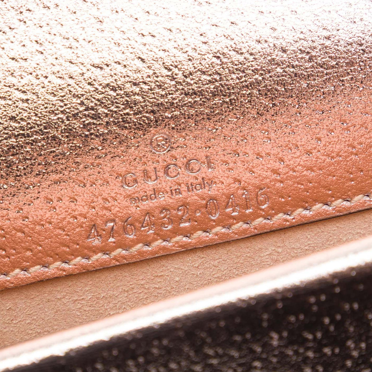 Gucci Mini Metallic Calfskin Dionysus Crossbody