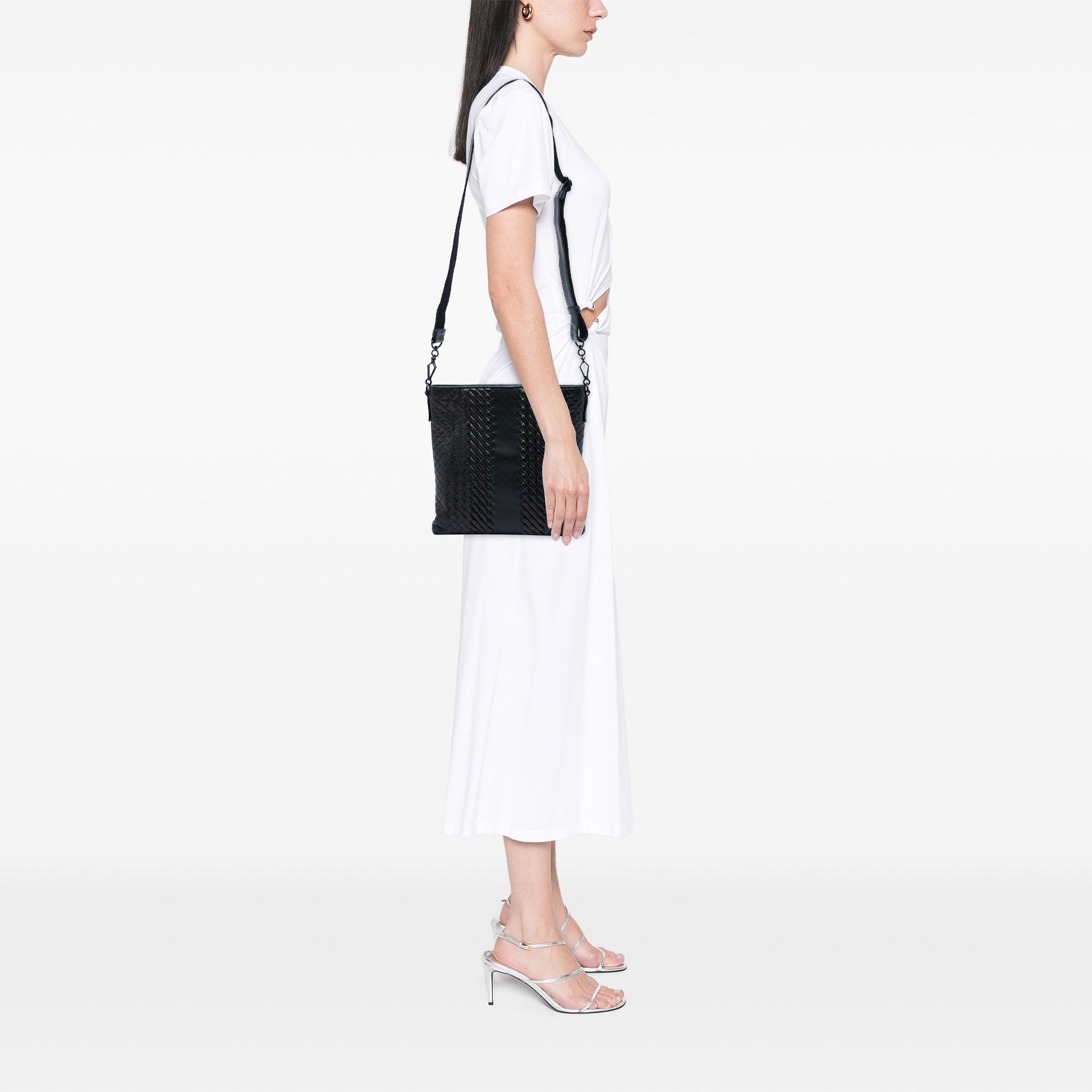 Bottega Veneta Leather Intreccio Imperatore Crossbody